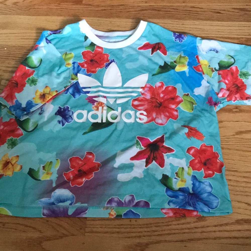 Adidas originals crop tee